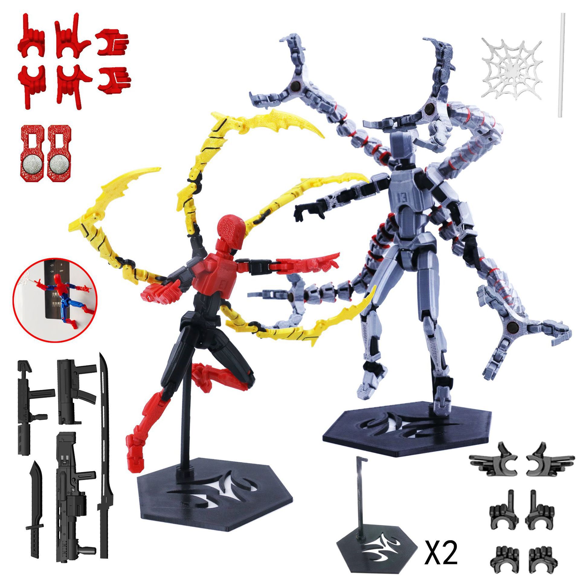 3D Printing Action Figure - ثلاثية الأبعاد مطبوعة روبوت لعبة مجسمة