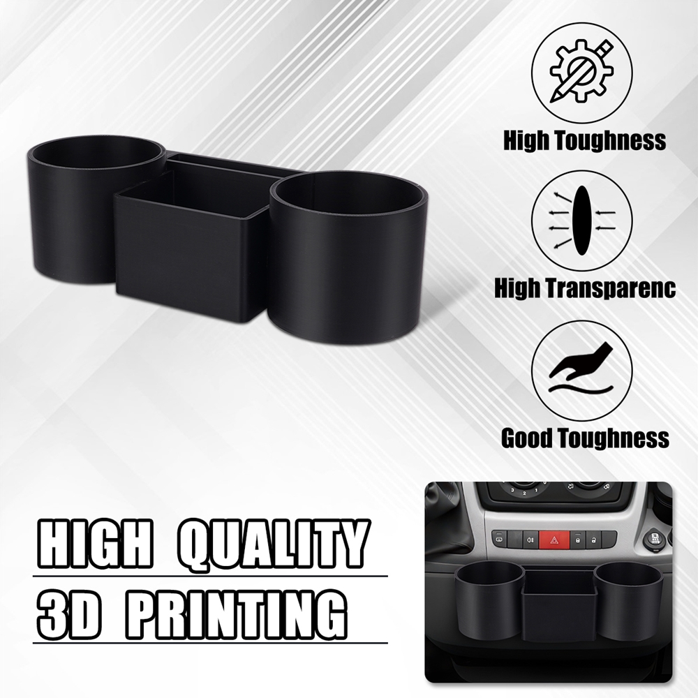 3D Printing Holder - وحدة التحكم المركزية حامل الكأس المزدوج