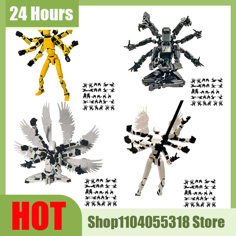 3D Printing Action Figure - روبوت متحرك متعدد المفاصل مع 8