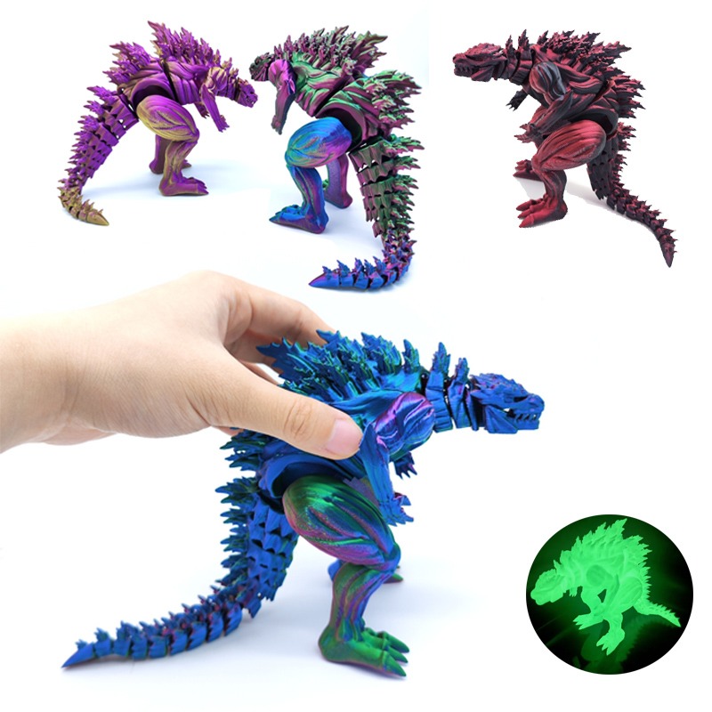 3D Printing Action Figure - مجسم ديناصور ثلاثي الأبعاد مطبوع بتقنية
