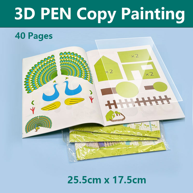 3D Printing Templates Free - كتاب رسم بالقلم ثلاثي الأبعاد مع