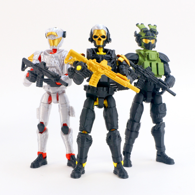 3D Printing Action Figure - سلسلة مفاتيح دلتا أكشن ويتشونغ الجديدة