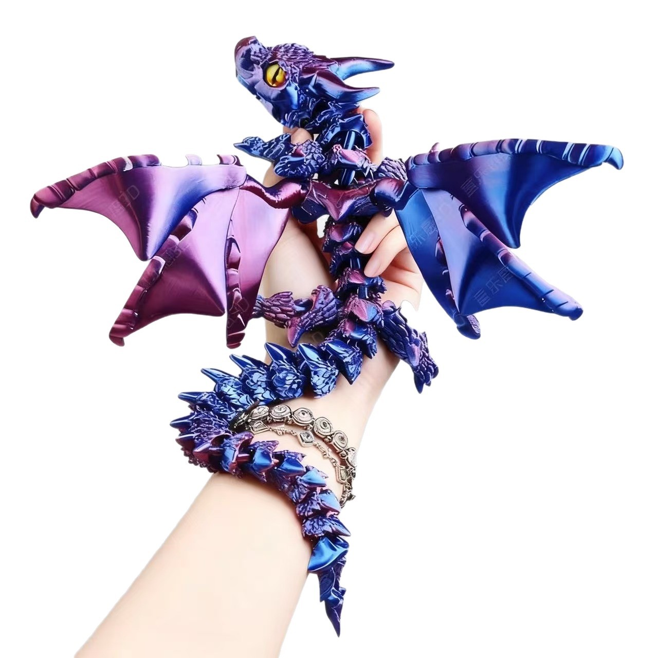 3D Printing Action Figure - تمثال ديناصور طائر ثلاثي الأبعاد بطول