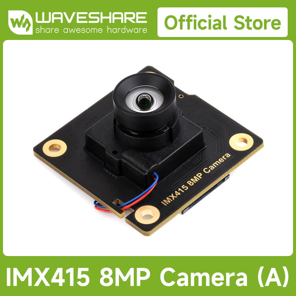 Raspberry Pi 3D Print - وحدة كاميرا Waveshare IMX415 بدقة 8