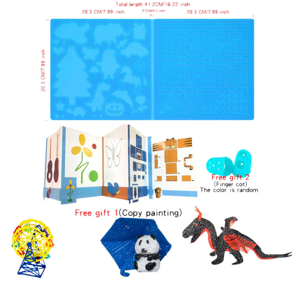 3D Printing Templates Free - قلم طباعة ثلاثية الأبعاد مع لوحة