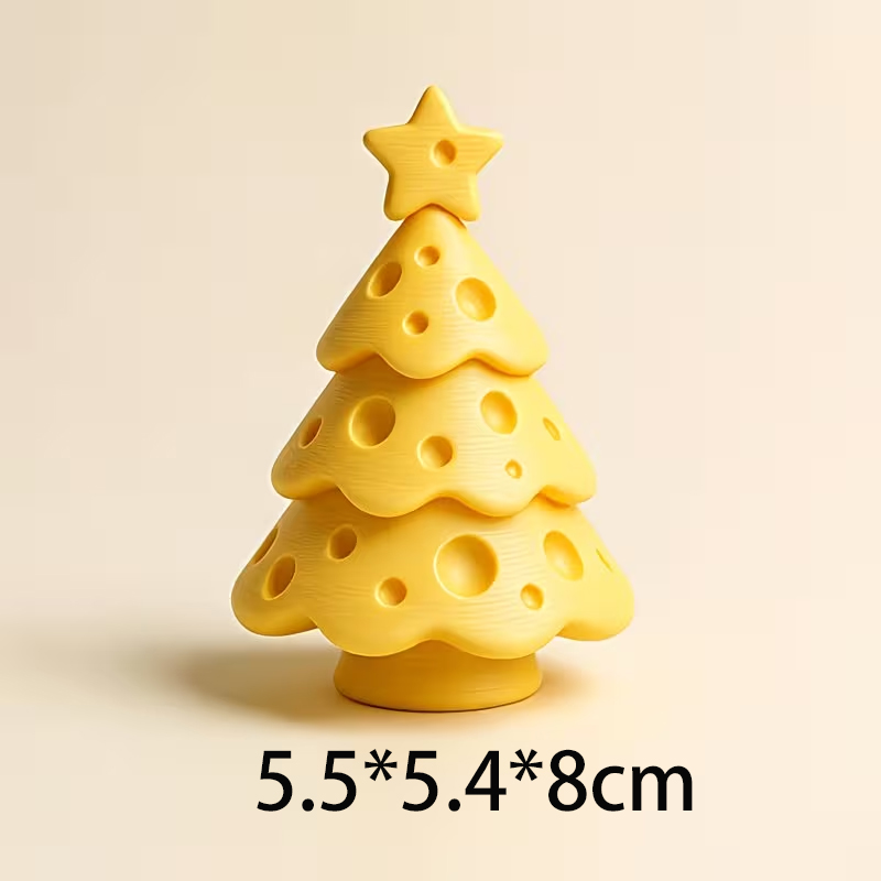 زينة شجرة عيد الميلاد على شكل  - مراجعة 3D Printing Xmas وسعره
