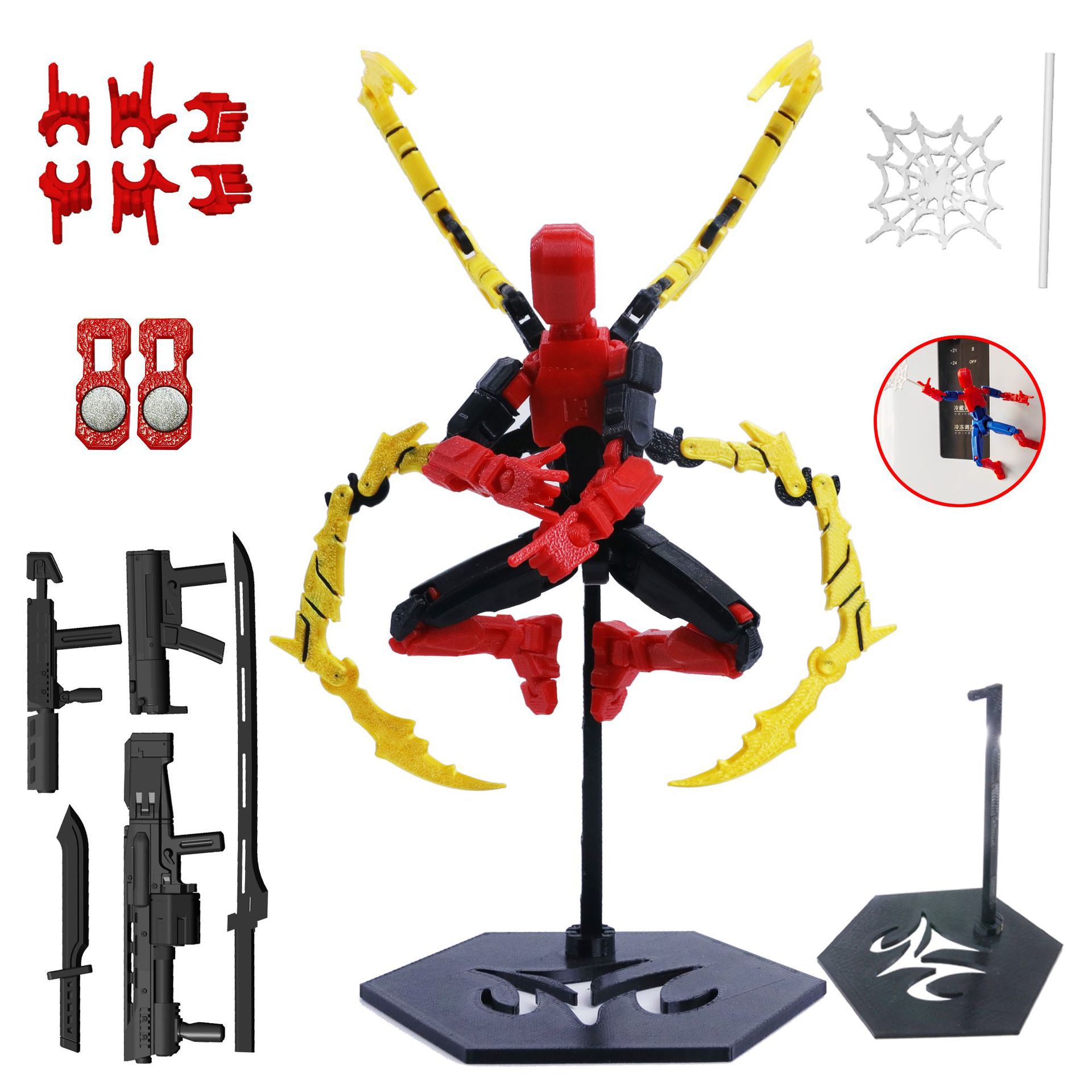 ثلاثية الأبعاد مطبوعة روبوت لع - مراجعة 3D Printing Action Figure وسعره