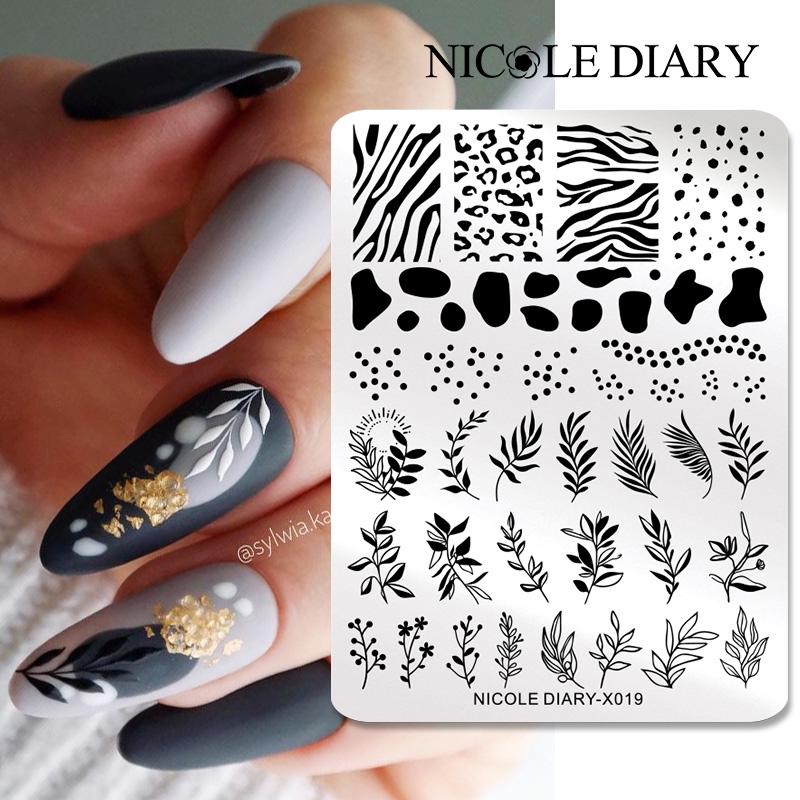 NICOLE مذكرات يترك زهرة مسمار  - مراجعة 3D Printing Templates Free وسعره