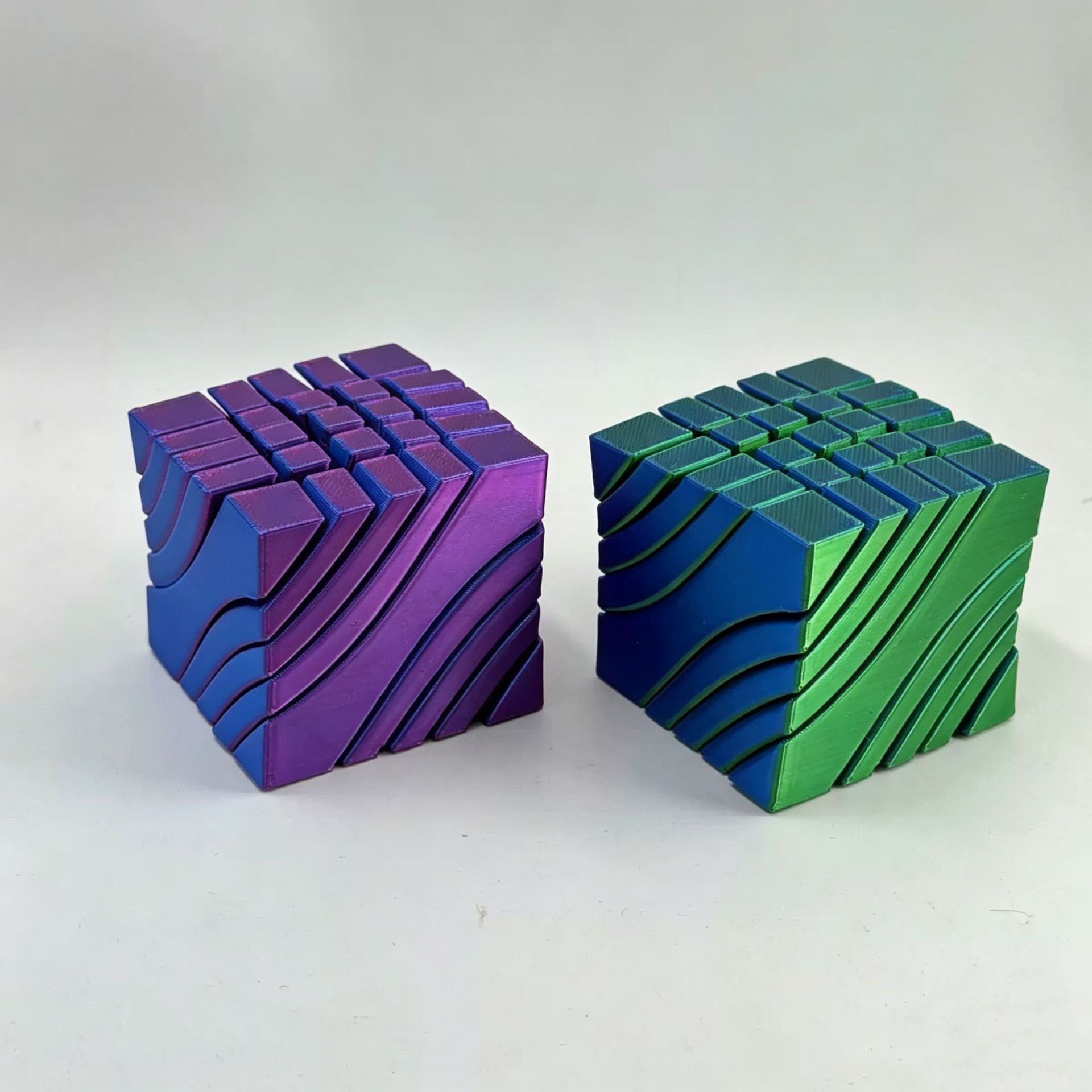 مكعبات روبيك مطبوعة بتقنية ثلا - مراجعة 3D Printing Gears وسعره