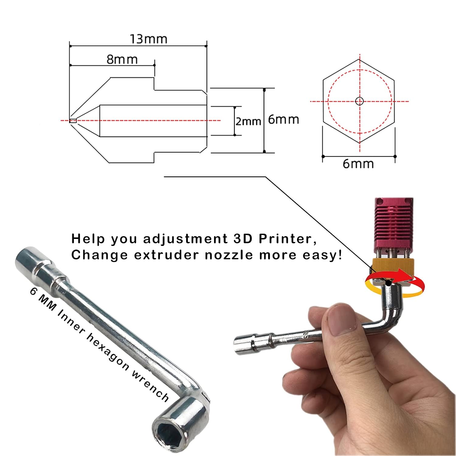 كرياليتي 20 قطعة MK8 فوهة نحاس - مراجعة 3D Printing News وسعره