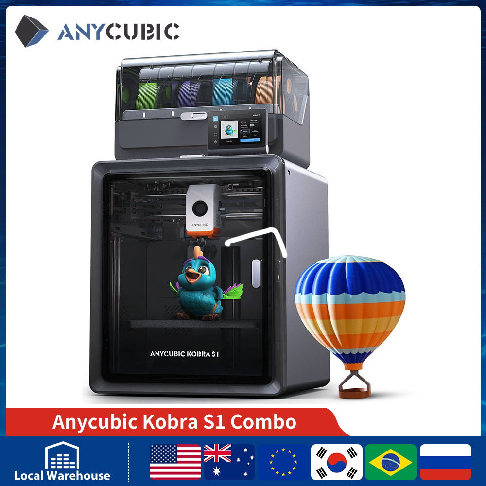Anycubic Kobra S1 Combo طابعة  - مراجعة 3D Printing Online Service وسعره