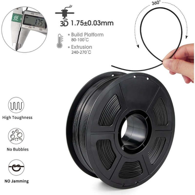 خيوط ASA بوزن 10 كجم مقاومة لل - مراجعة Asa Filament Outdoor وسعره