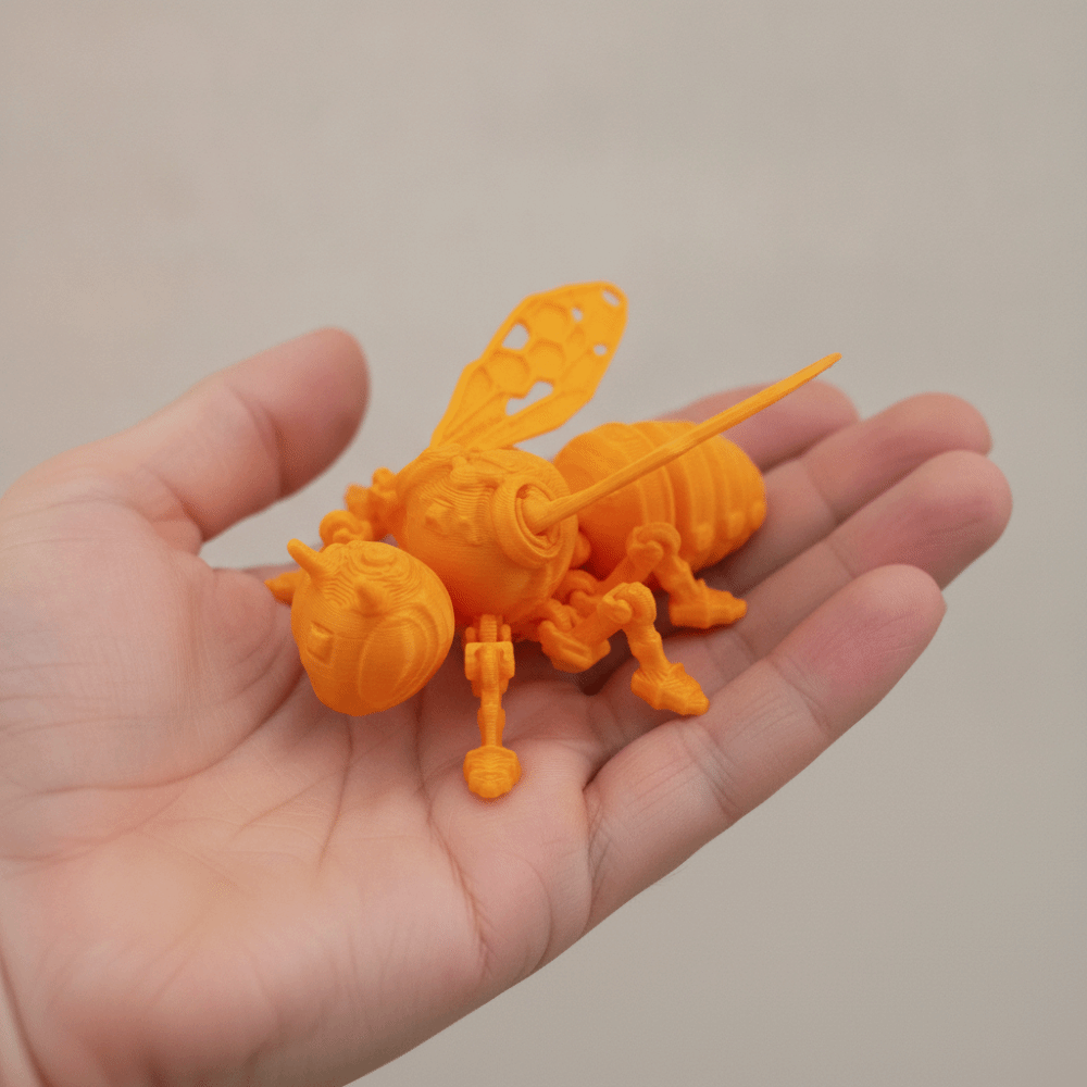 نموذج نحلة مطبوع ثلاثي الأبعاد - مراجعة 3D Printing Joints وسعره
