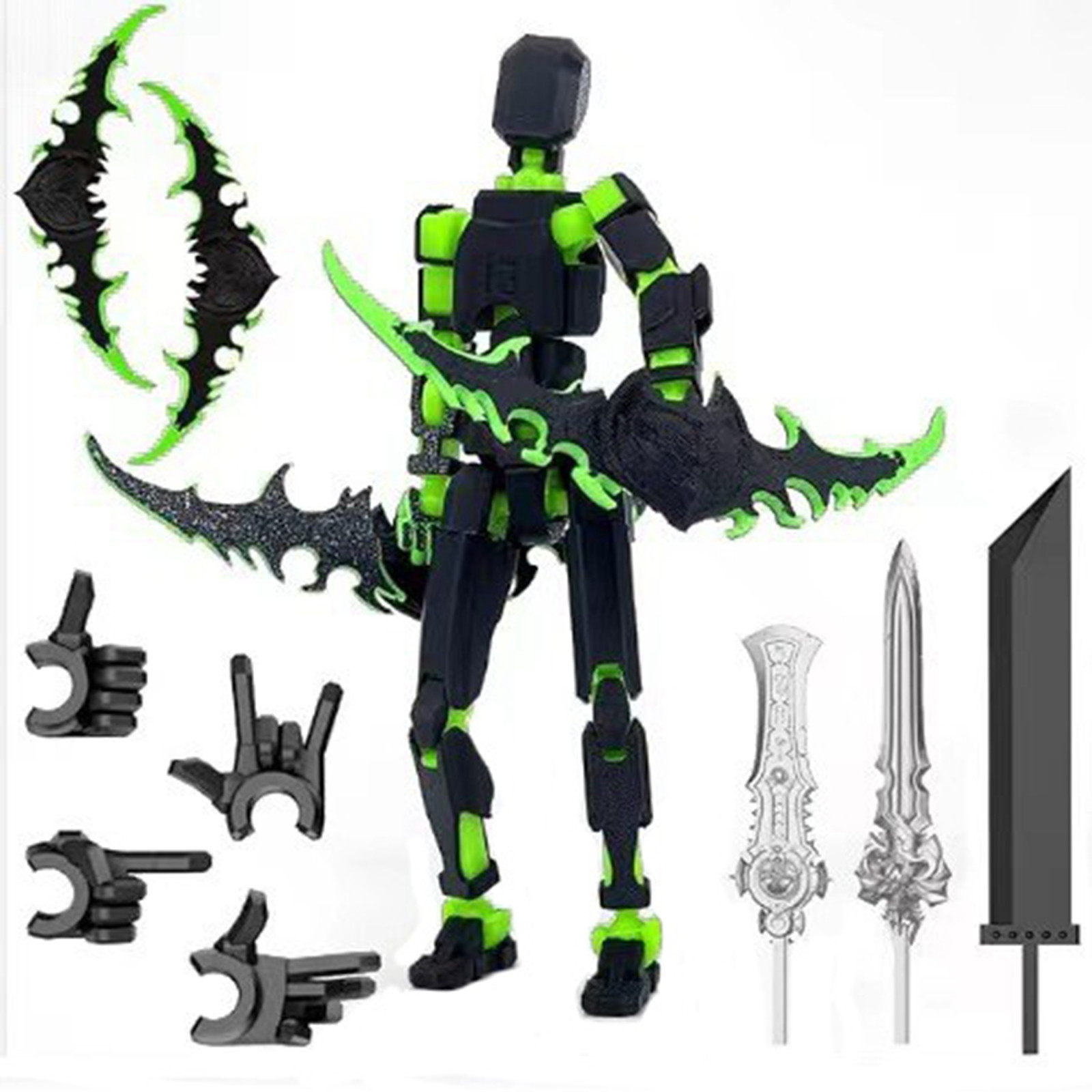تيتان 13 مع أجنحة الشكل اللعب  - مراجعة 3D Printing Action Figure وسعره