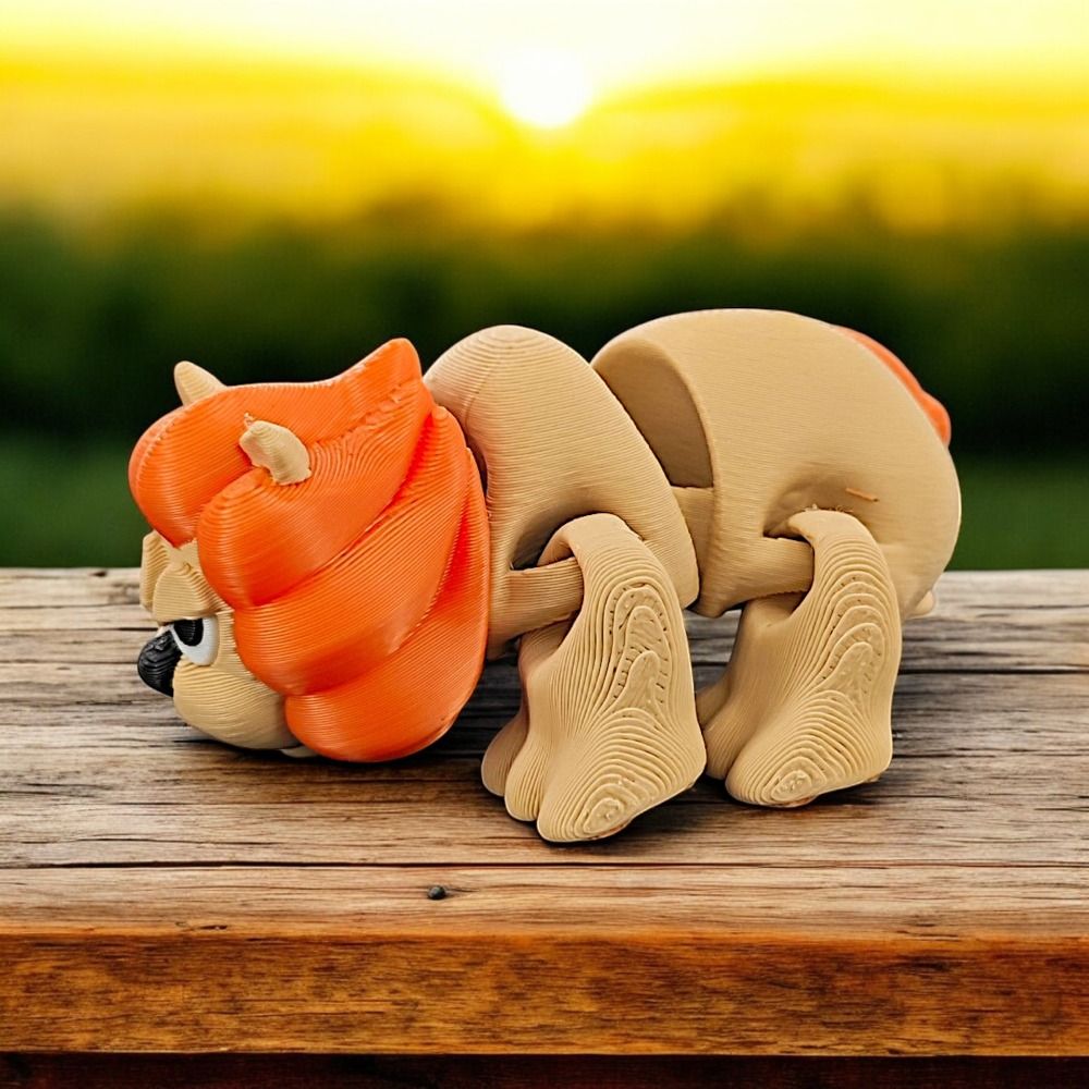 تماثيل أسد متحركة المفاصل، زين - مراجعة 3D Printing Joints وسعره