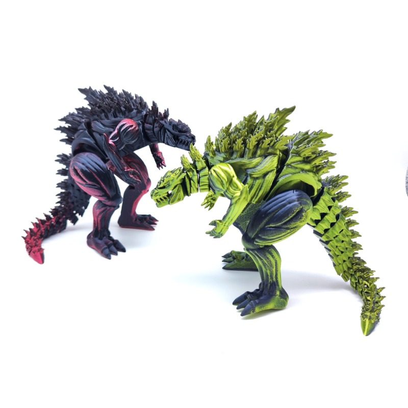 مجسم ديناصور ثلاثي الأبعاد مطب - مراجعة 3D Printing Action Figure وسعره