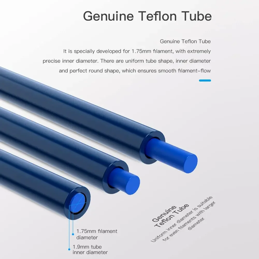 أنابيب PTFE زرقاء من CREALITY  - مراجعة 3D Printing Creality وسعره