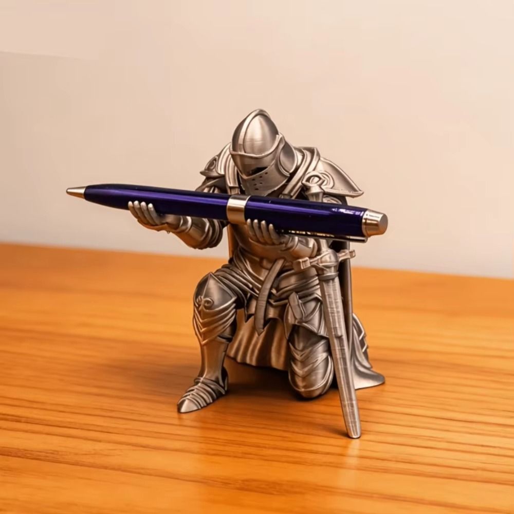 حامل أقلام مضحك على شكل فارس ر - مراجعة 3D Printing Holder وسعره
