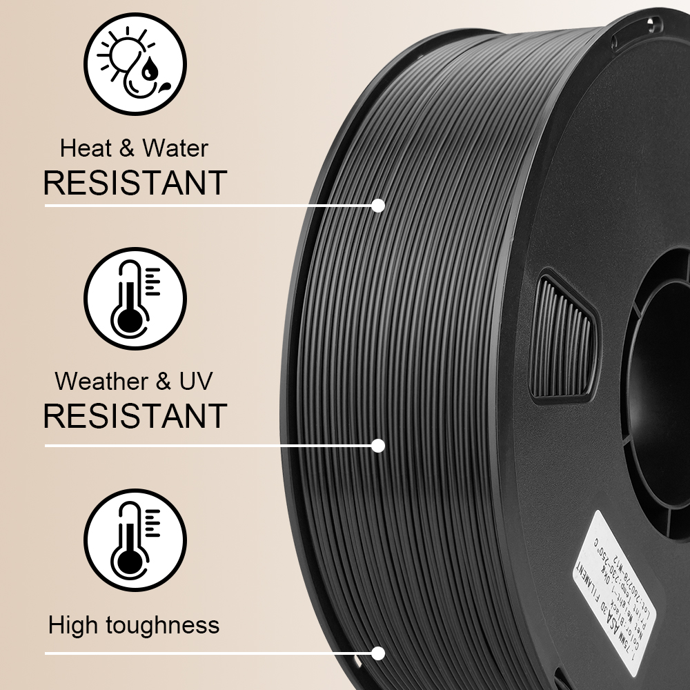 خيوط طباعة ثلاثية الأبعاد NEXA - مراجعة Asa Filament Outdoor وسعره
