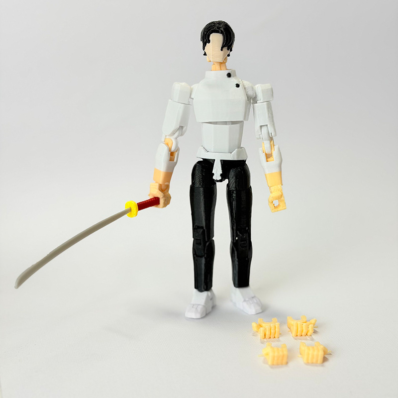 تمثال متحرك متعدد المفاصل لشخص - مراجعة 3D Printing Action Figure وسعره