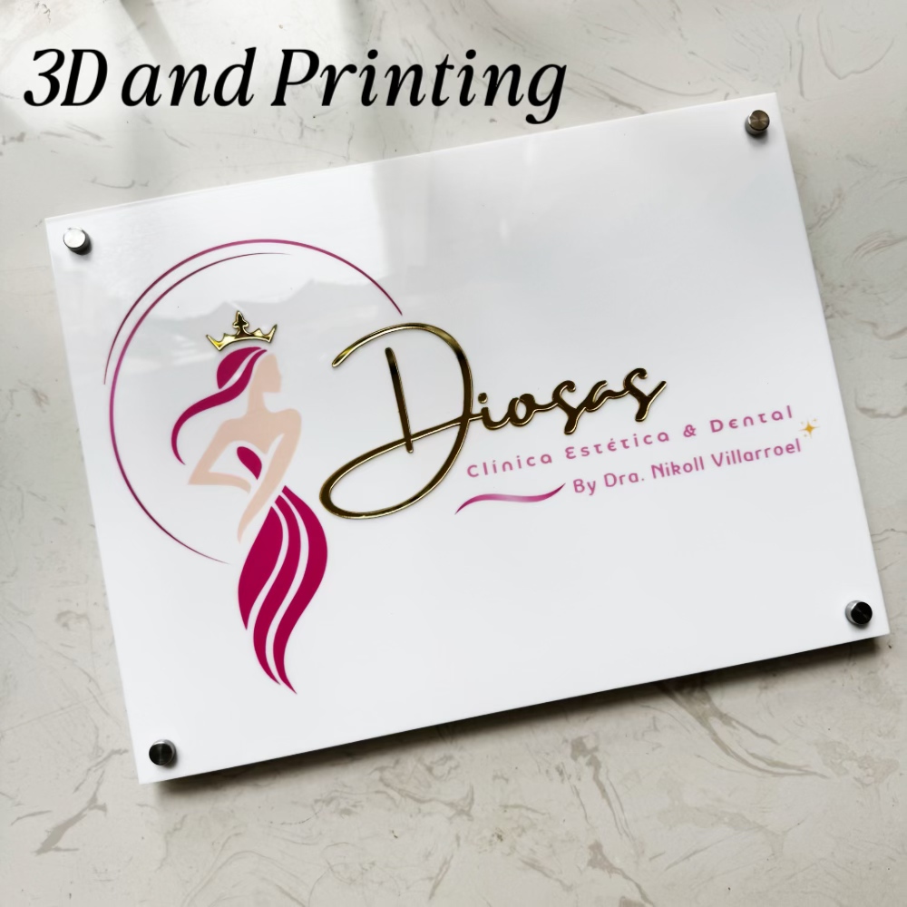 لوحة تسجيل بيضاء أكريليك حديثة - مراجعة 3D Printing Qr Codes وسعره