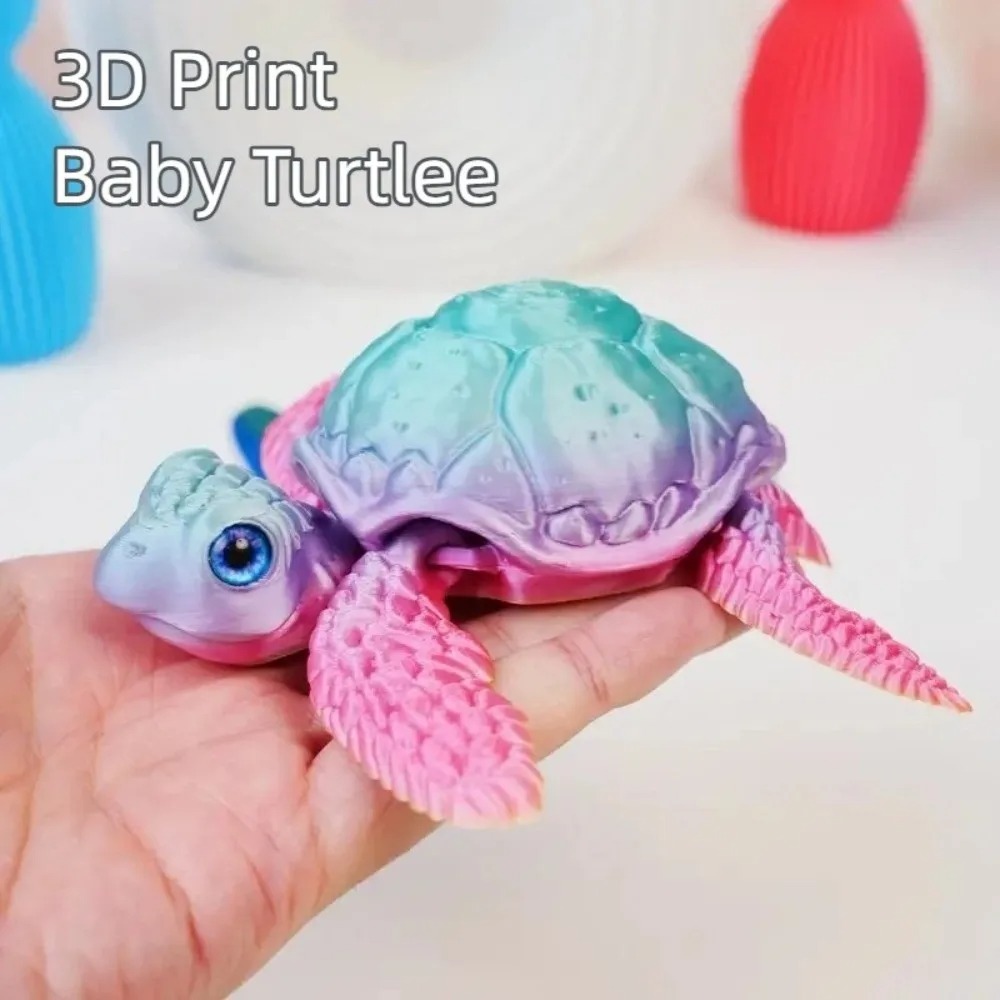 تمثال سلحفاة مطبوع ثلاثي الأبع - مراجعة 3D Printing Action Figure وسعره