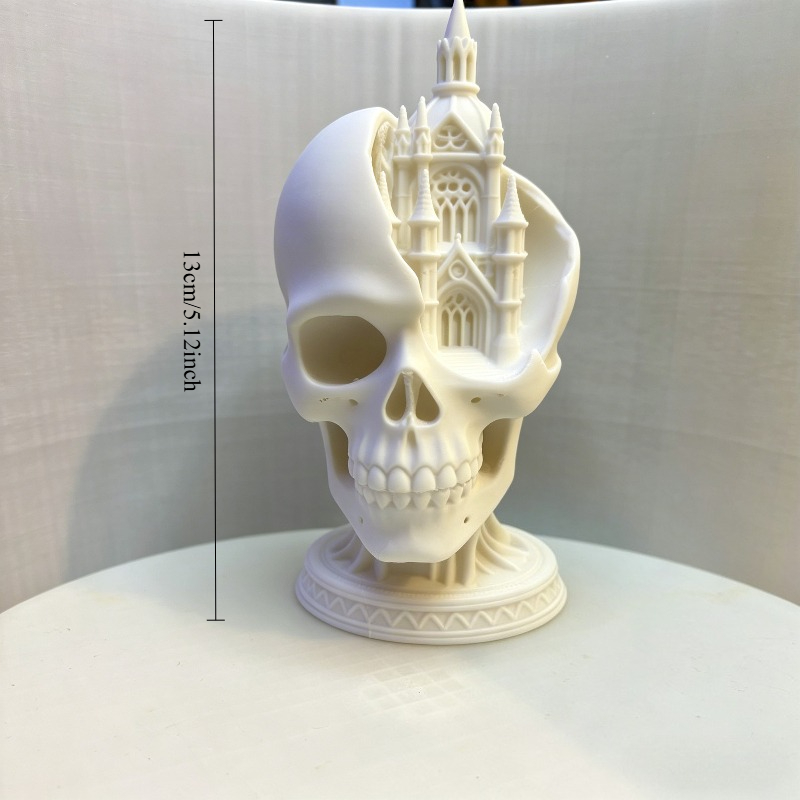 تمثال جمجمة كاتدرائية ثلاثي ال - مراجعة 3D Printing Cafe وسعره