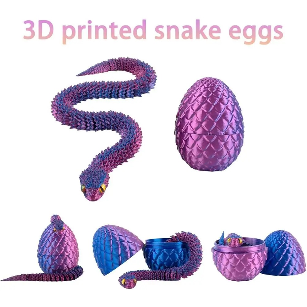 بيضة تنين ثعبانية ثلاثية الأبع - مراجعة 3D Printing Joints وسعره