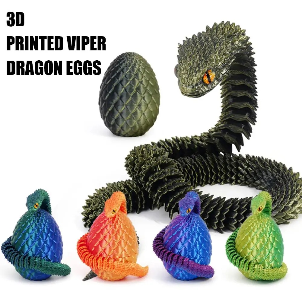 بيضة تنين ثعبانية ثلاثية الأبع - مراجعة 3D Printing Joints وسعره