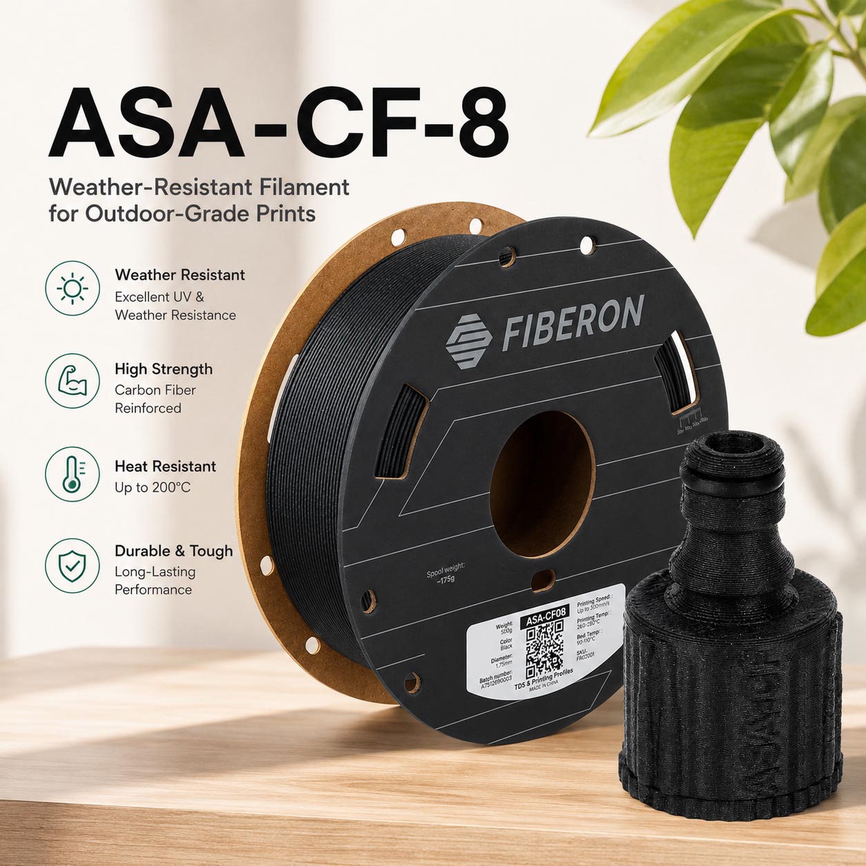 خيوط طباعة ثلاثية الأبعاد من أ - مراجعة Asa Filament Outdoor وسعره