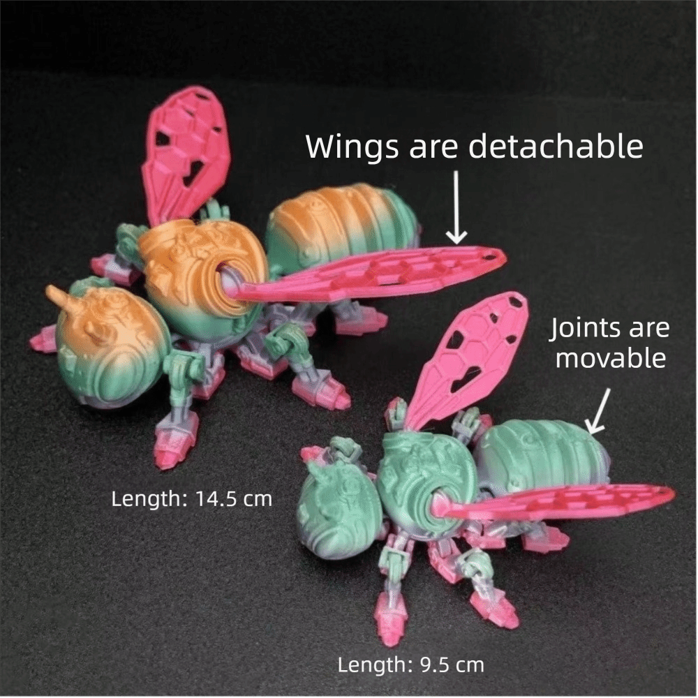 نموذج نحلة مطبوع ثلاثي الأبعاد - مراجعة 3D Printing Joints وسعره