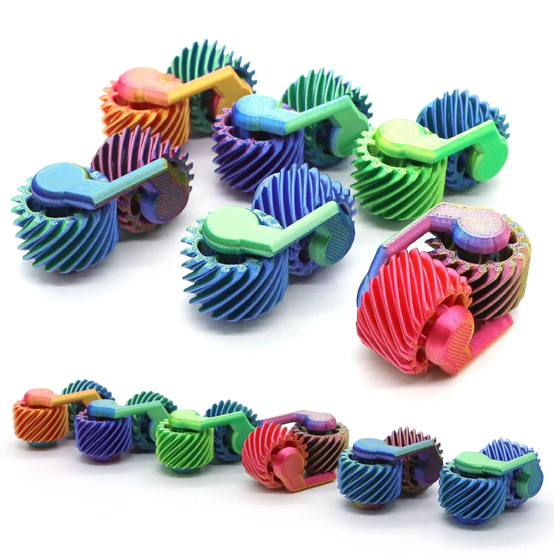 لعبة جيروسكوب صغيرة ثلاثية الأ - مراجعة 3D Printing Gears وسعره