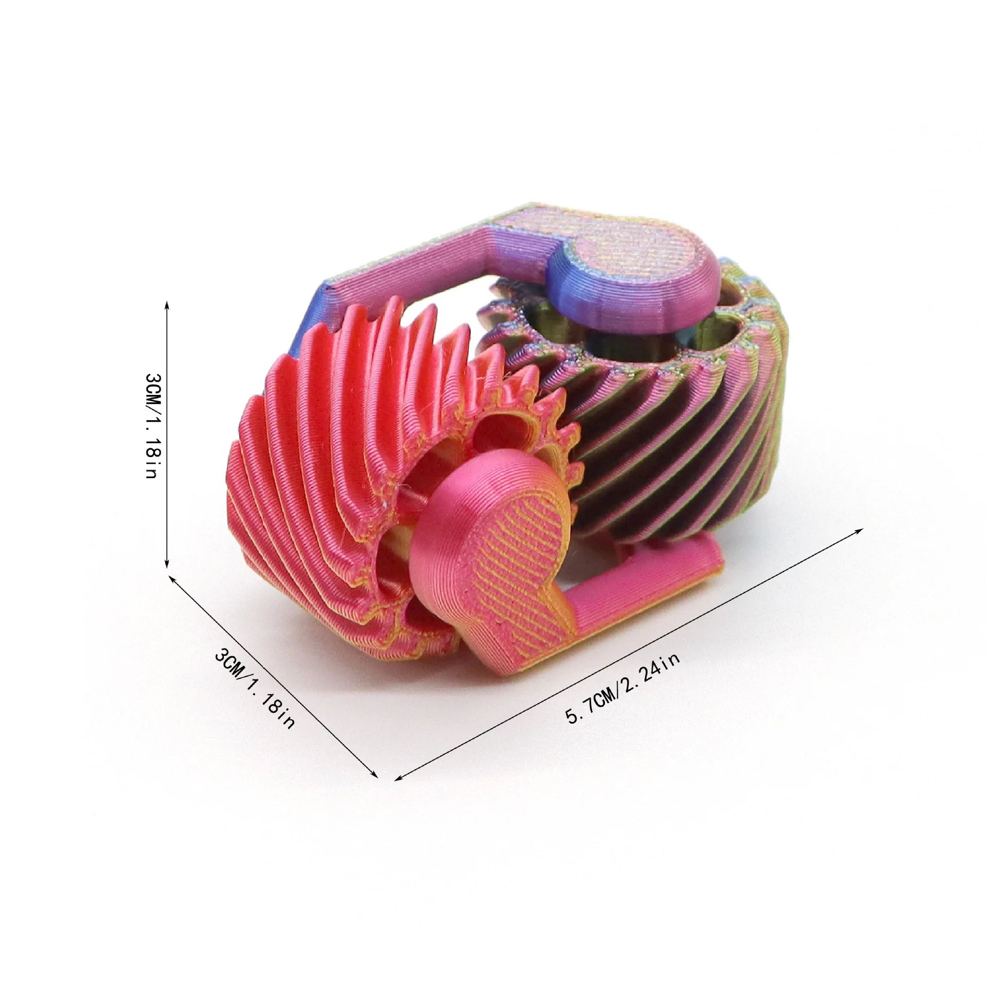 لعبة جيروسكوب صغيرة ثلاثية الأ - مراجعة 3D Printing Gears وسعره