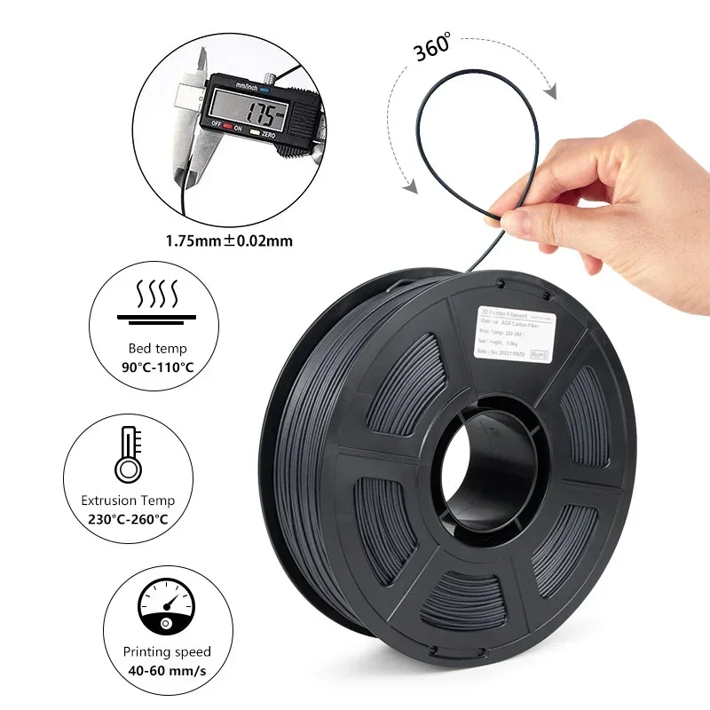 خيوط طباعة ثلاثية الأبعاد من أ - مراجعة Asa Filament Outdoor وسعره